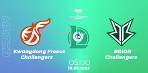 Kwangdong Freecs Challengers VS BRION Challengers Kwangdong Freecs Challengers VS BRION Challengers